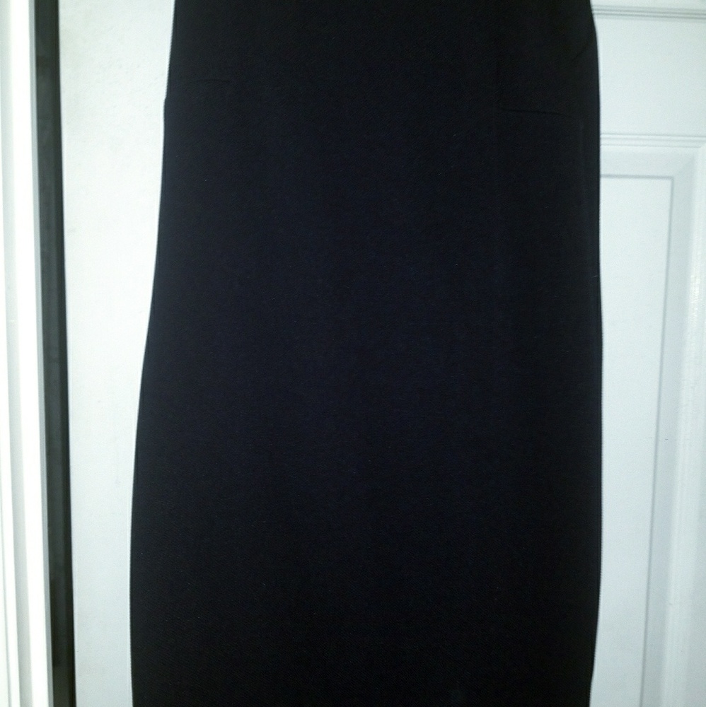 Navy blue career dress